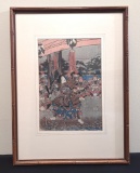 Toyokuni Wood Block - Signed, In Frame W/ Glass, 23
