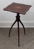 Great Antique Classic Shaker Style Mid-1800s Tripod Spider Leg Candle Stand