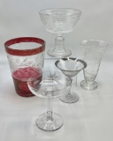Estate Lot - Vintage Glassware, Tallest Is 8