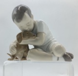 Bing & Grondahl Figure - Boy W/ Dog, True Friendship, 4