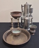 9 Pieces Misc. Metalware
