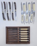 3 Sets Vintage Steak Knives