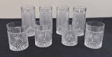 8 Ralph Lauren Glasses - Herringbone, 4 Rocks & 4 Highball