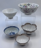 5 Asian Style Bowls