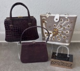 4 Vintage Ladies Purses