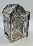 Early Pennsylvania Miners Lantern Tin W/ Mica Panels