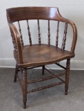 Antique Armchair W/ Bentwood Arms - 30½