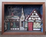 Vintage Diorama - Used W/ Old Simpich Dolls, 32