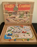 Vintage Technofix Germany Traffic Control Tim Windup Toy Set - Boxed W/ Car