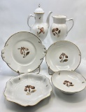 Royal Copenhagen - Brown Iris, Includes: (9½