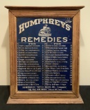 Antique Humphreys' Veterinarian Remedies Cabinet - 28