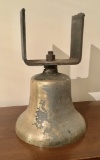 Heavy Antique Brass Bell - No Clacker, 12