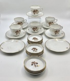 Royal Copenhagen - Brown Iris, Includes: (12 3½