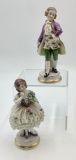 2 Dresden Figurines - Germany, 4¾