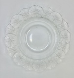 Large Lalique French Bowl - Honfleurs Geranium, 11
