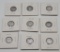 9 Roosevelt Dimes - Please Call For Condition & Additional Photos