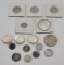 1921 Morgan Silver Dollar;     1923 Peace Dollar;     3 Kennedy Half Dollar