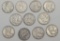 11 Franklin Half Dollars - 4 1953, 6 1960, 1963 - Please Call For Condition