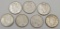7 Peace Silver Dollars - 1922D, 1922 No Mint Mark, 31923S, 1923D, 1923 No M