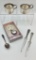2 Sterling S. Kirk & Sons Letter Openers - 1 Engraved;     2  Engraved Ster