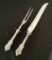 Wallace Sterling Carving Set - Grand Baroque, Knife Is 13½
