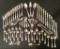 63 Pieces Gorham Sterling Flatware - La Scala, Includes: 12 9