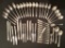 49 Pieces Rogers Sterling Flatware - Bridal Veil, Includes:12 9