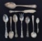 Estate Lot - 9 Sterling Pieces, Includes: 7 Spoons,1 Pickle Fork, 1 Butter