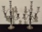 Pair Gorham Sterling 5-cup Candelabras - 14