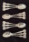 12 Sterling Monogrammed Teaspoons - 5½
