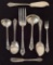 8 Pieces Wallace Sterling Rosepoint Flatware - Largest Is 8