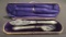 English Sterling Fish Set - Martin & Hall Company 1816 Sheffield, In Origin