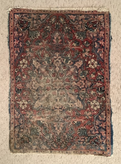 Persian Rug - 23"x32", Overall Wear & Loss