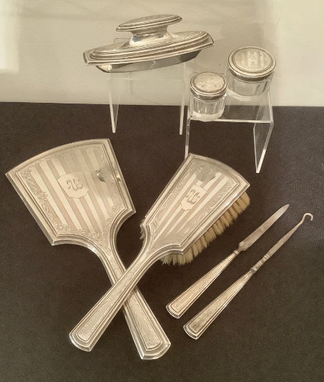7-piece Alvin Sterling Dresser Set