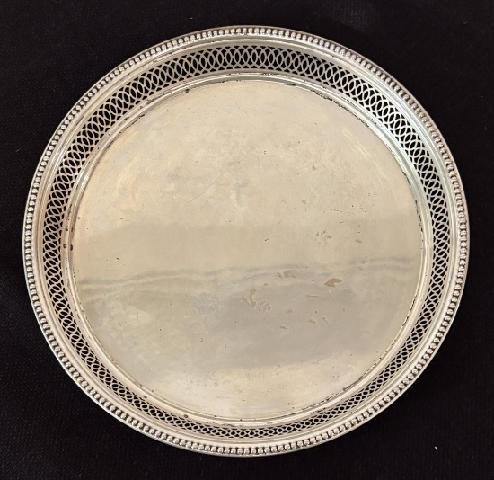 Wallace Sterling Gallery Tray - 9½", 5.17 Ozt