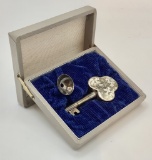 Vintage Sterling 950 Perfumer & Funnel - In Original Box