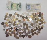 Large Estate Lot - Foreign Coin & Paper Currency