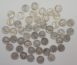 50 Mercury Dimes - Please Call For Condition & Additional Photos