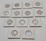 13 Washington Quarters - 11 1964, 1963, 1952 - Please Call For Condition &