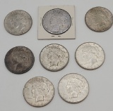 8 Peace Silver Dollars - 2 1923D, 1923S, 1925S,4 1926S - Please Call For Co