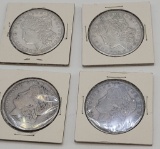 4 Morgan Silver Dollars - 1900, 2 1921S, 1921O - Please Call For Condition