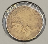 1912 Indian Quarter Eagle $2½ Gold Coin - Please Call For Condition & Addit