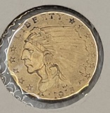 1915 Indian Quarter Eagle $2½ Gold Coin - Please Call For Condition & Addit