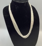 Sterling Liquid Silver Necklace - 1.94 Ozt