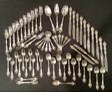 63 Pieces Gorham Sterling Flatware - La Scala, Includes: 12 9