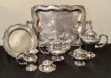 Peruvian 7-piece Sterling Coffee & Tea Service By Camusso - Includes 11