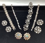 Estate  Lot - Includes: Vintage Rhinestone Jewelry, Trifari Etc.