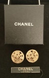Pair Vintage Chanel Earrings - W/ Box