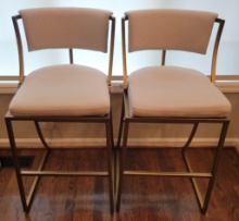 2 Counter Height Bar Stools - V-nice Furniture Co., 19½"x20"x41" - LOCAL PI