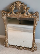 Vintage Bombay Co. Mirror W/ Gold Wash